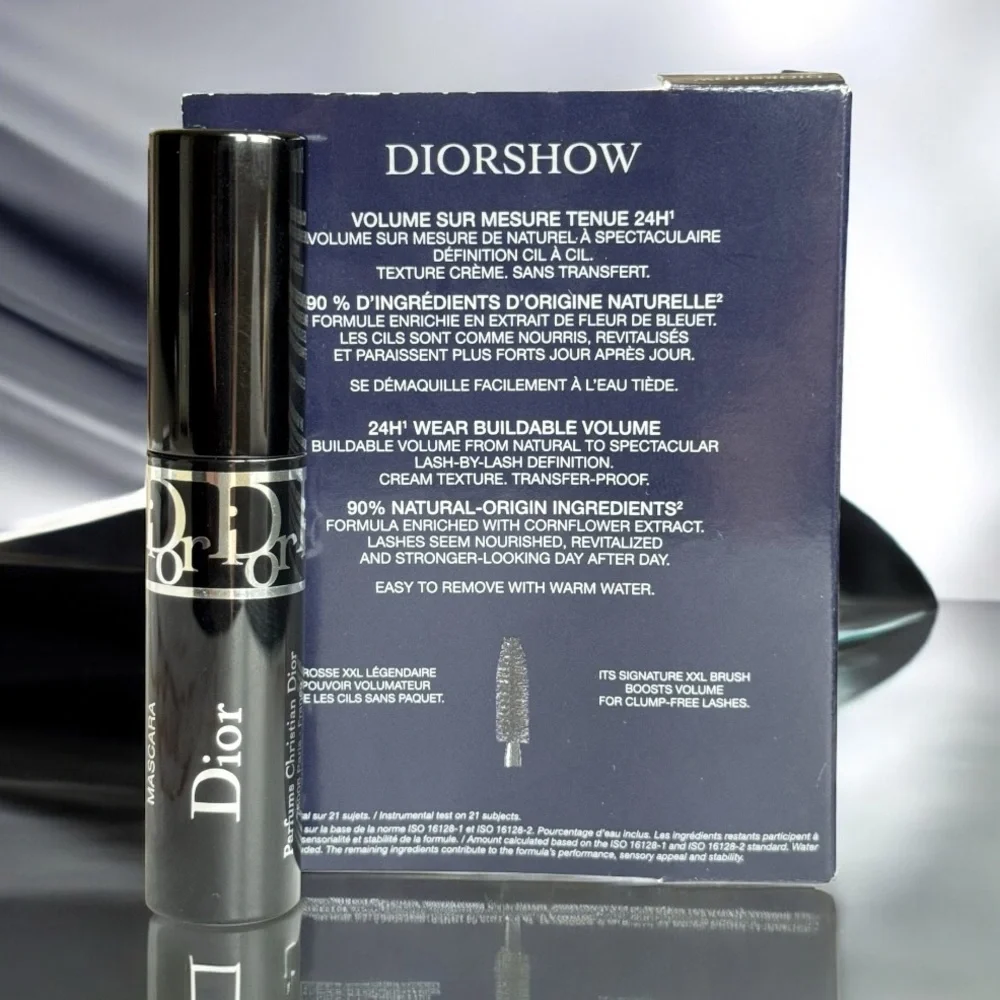 Christian Dior Diorshow Mini Mascara - New in Box 😍090 Noir/Black Travel Size